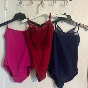 8 BLOCH, WEARMOI & MIRELLA DANCE LEOTARDS